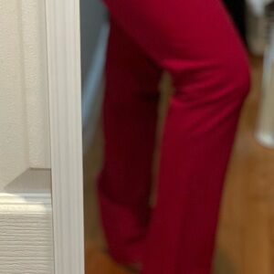 Gorgeous raspberry color stretchy to fit pant from LOFT